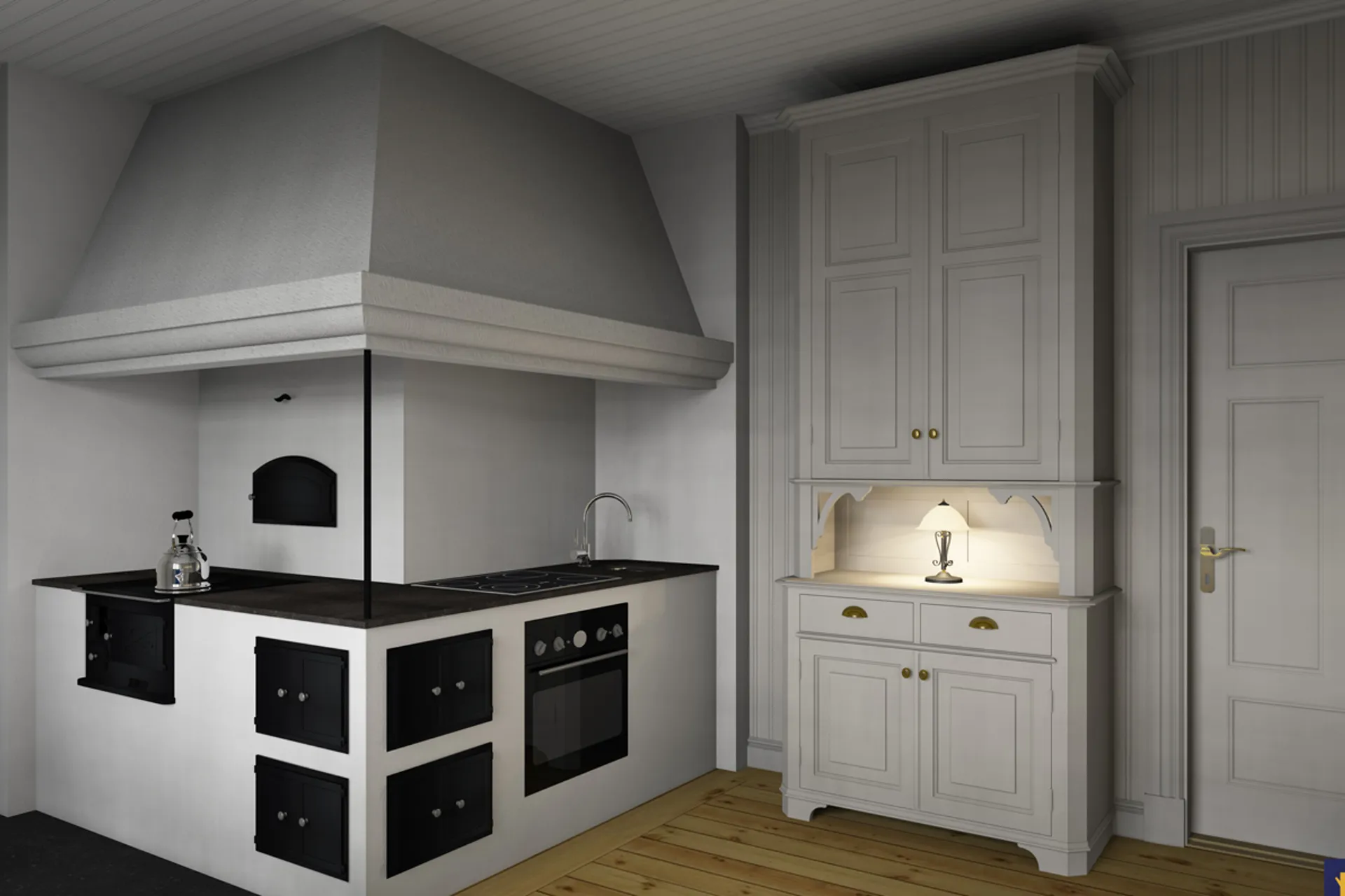 Isbergsgården kök CAD