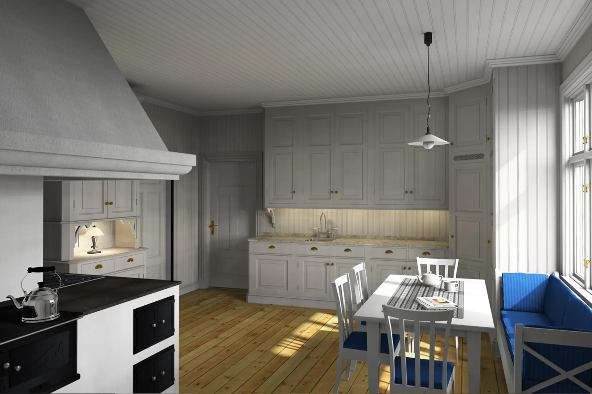 Isbergsgården kök CAD